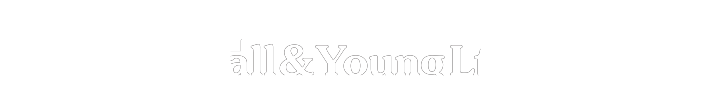 Ball and young logo in white
